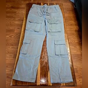 Rue21 Light Gray Cargo Joggers